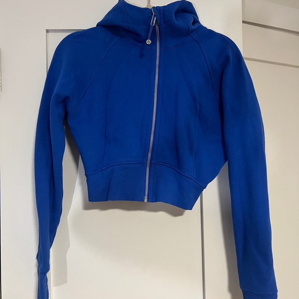 Scuba Full Zip Cropped Hoodie